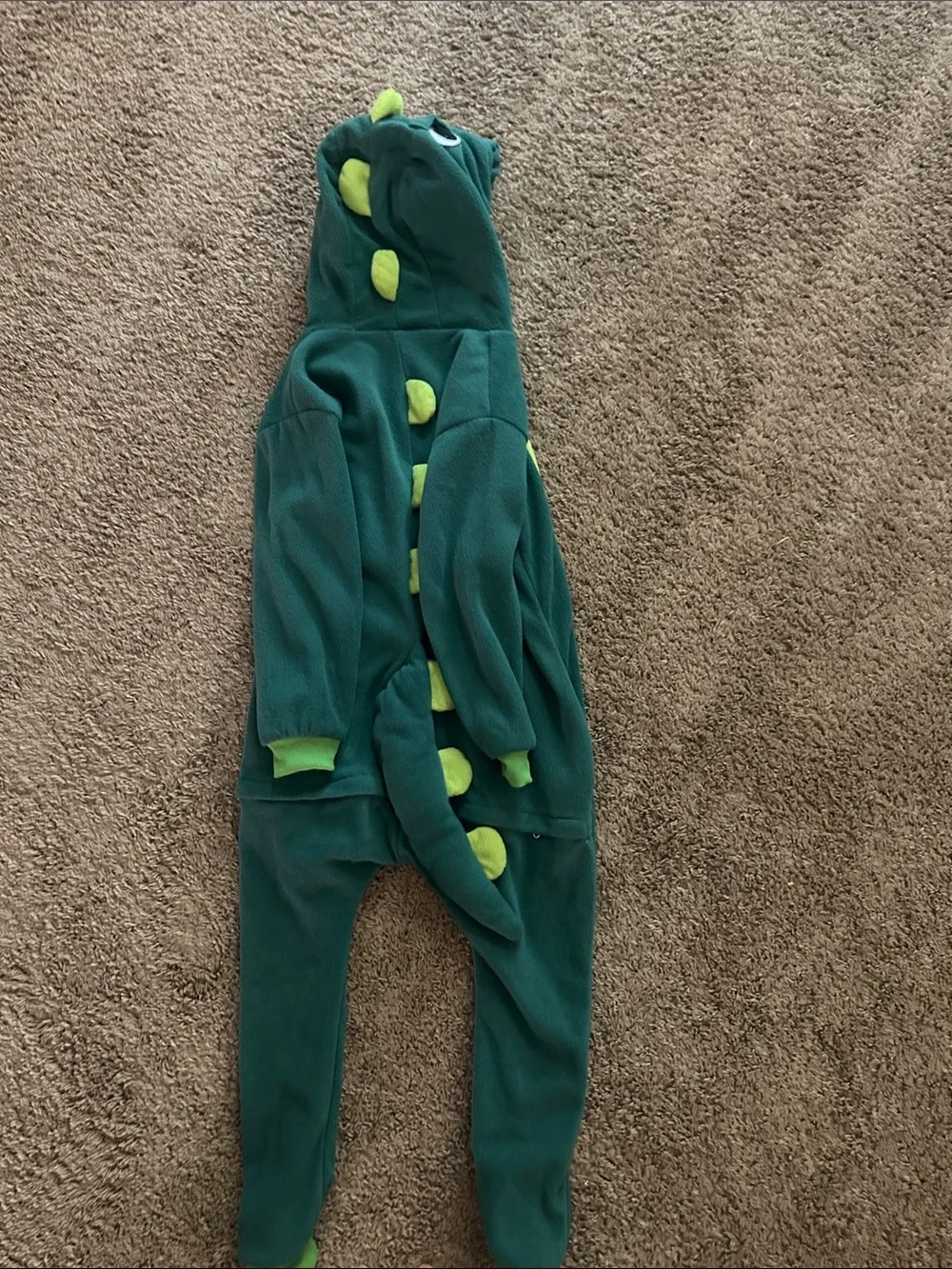 Kids Dino One-Piece Hooded costume or pajamas